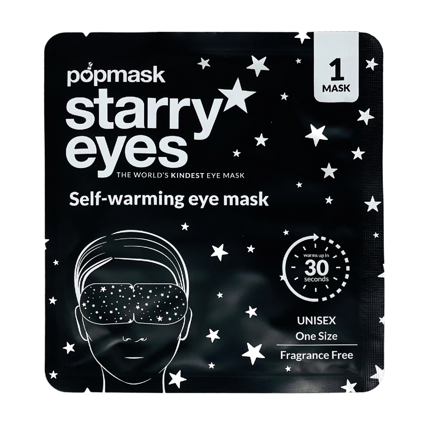 Starry Eyes Fragrance-free Self-warming Sleep Masks (5 Pack)