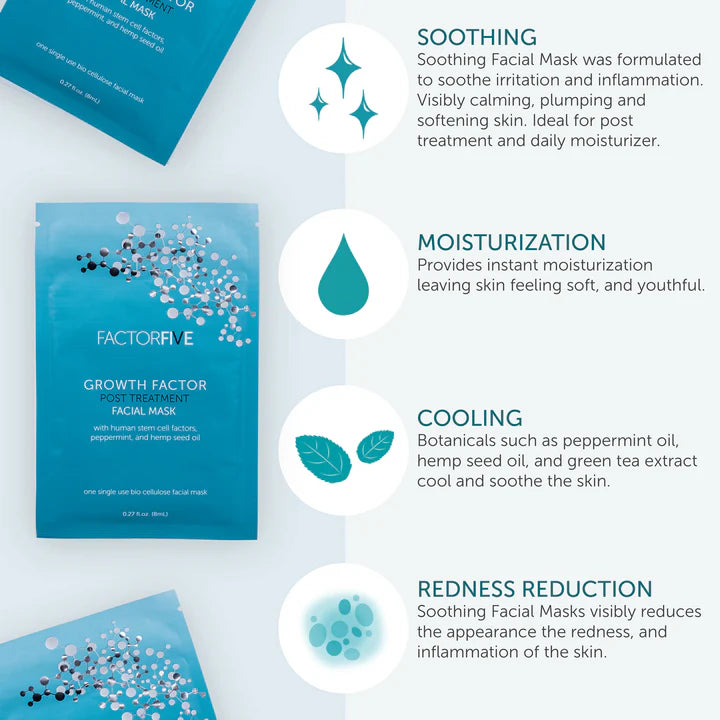Growth Factor Post Treatment Facial Mask